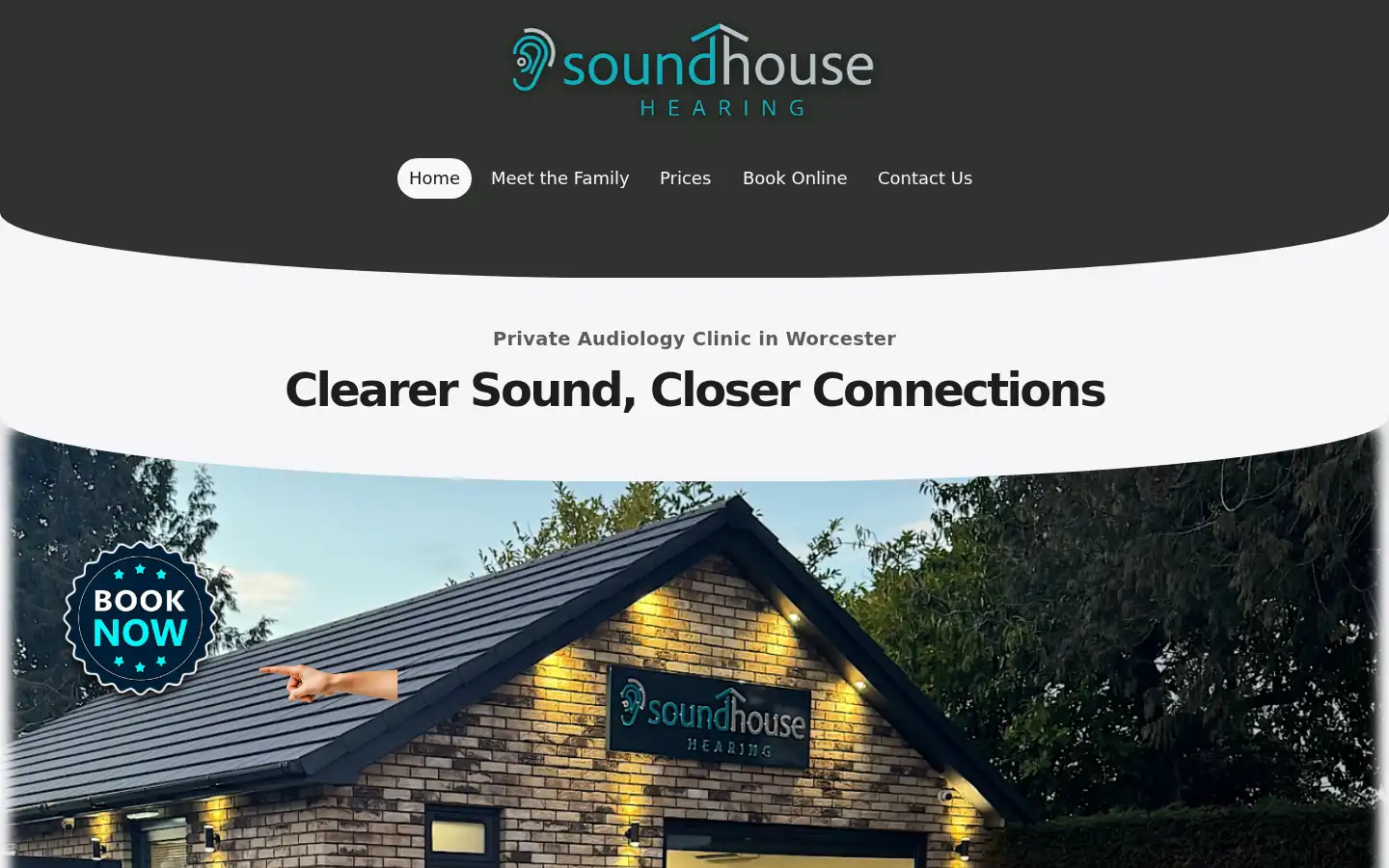 Screenshot of soundhouseworcester.co.uk