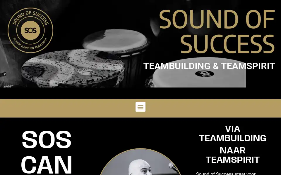 Screenshot of soundofsuccess.nl