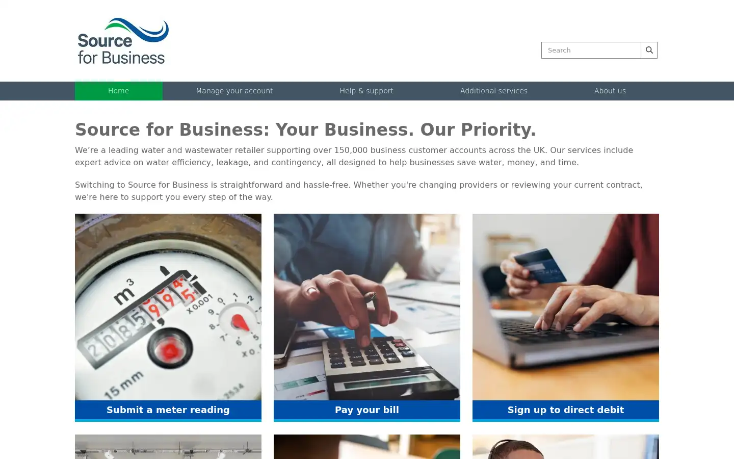 Screenshot of source4b.co.uk