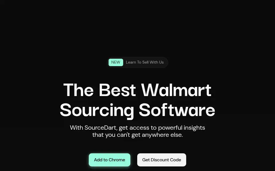 Screenshot of sourcedart.io