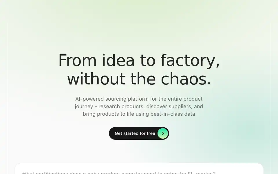 Screenshot of sourceready.com