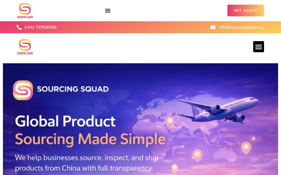 Screenshot of sourcingsquad.co