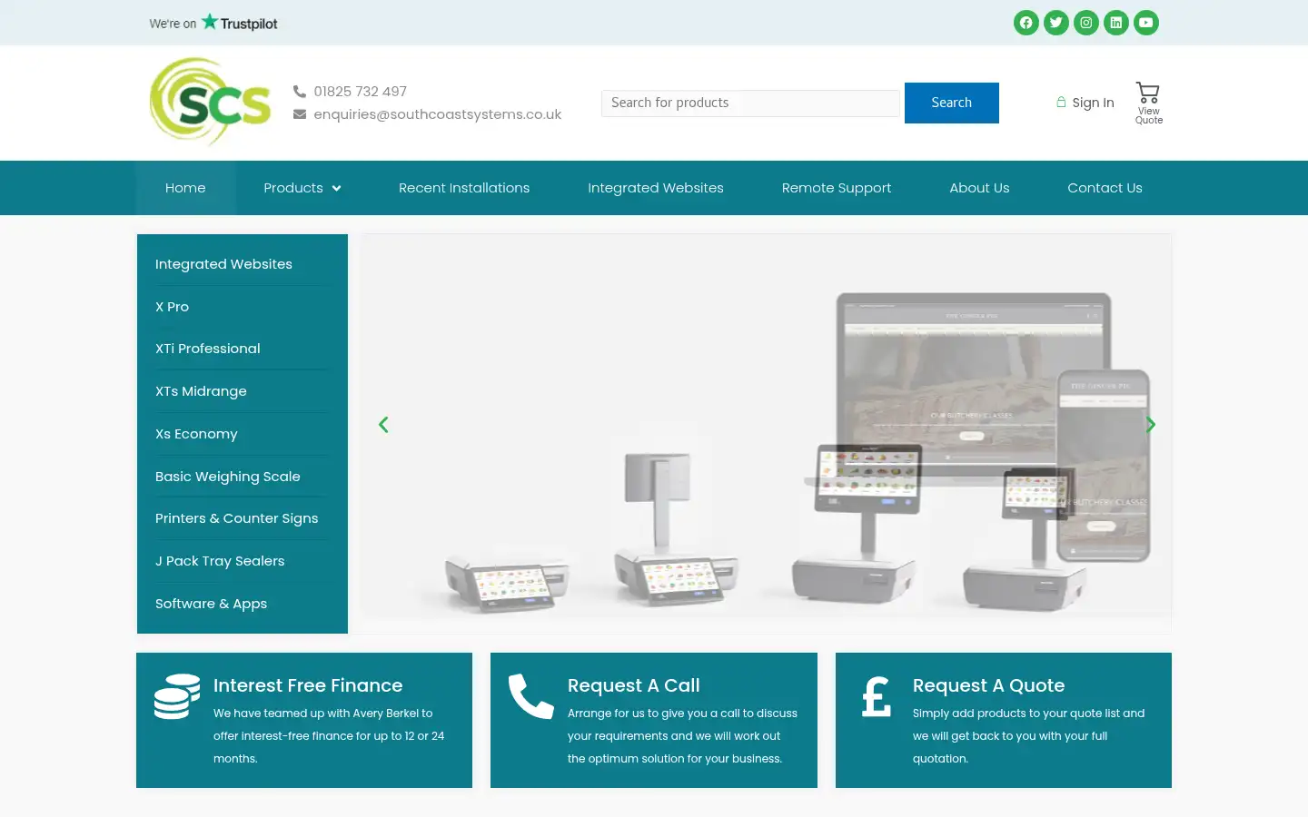 Screenshot of southcoastsystems.co.uk