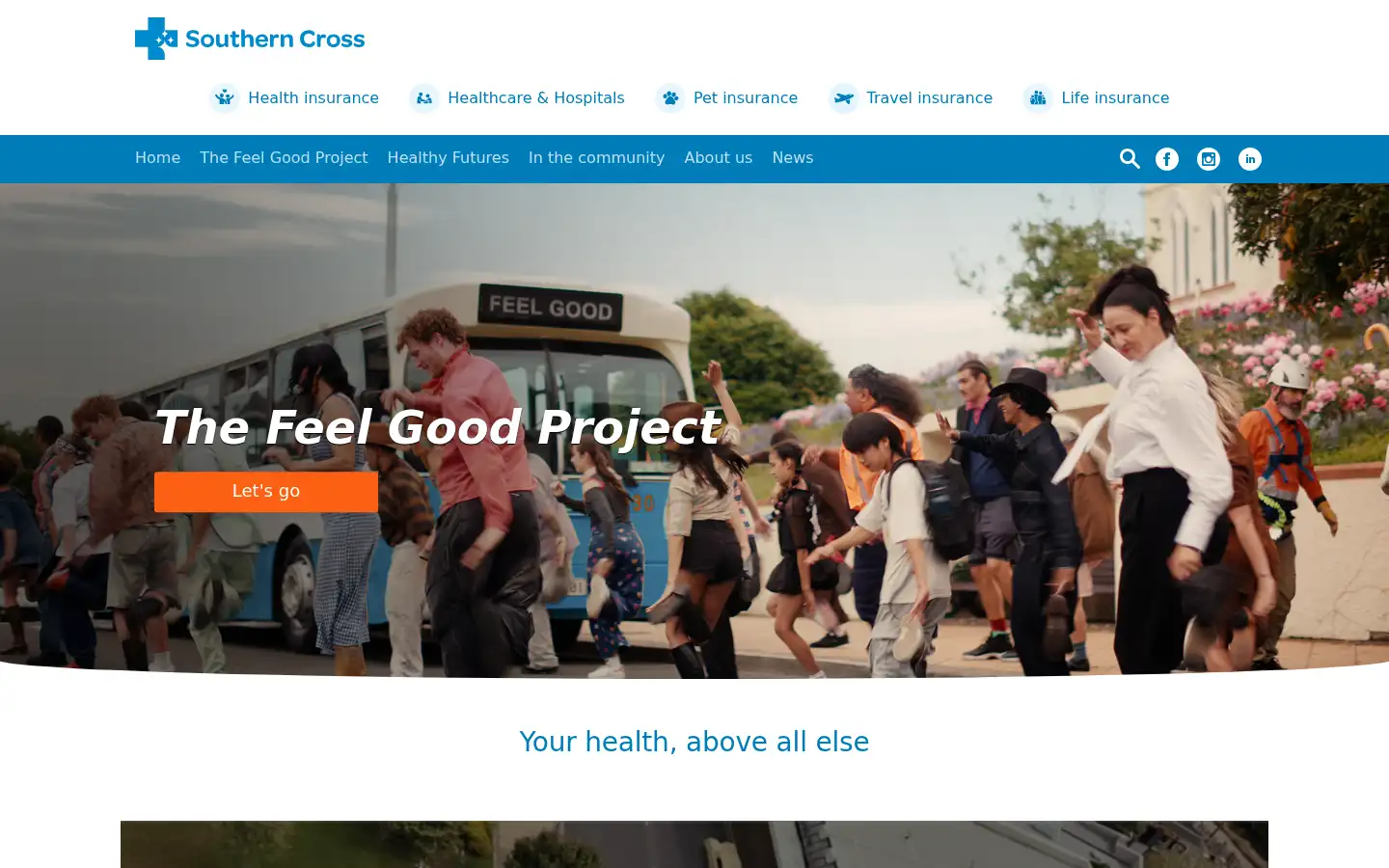Screenshot of southerncross.co.nz