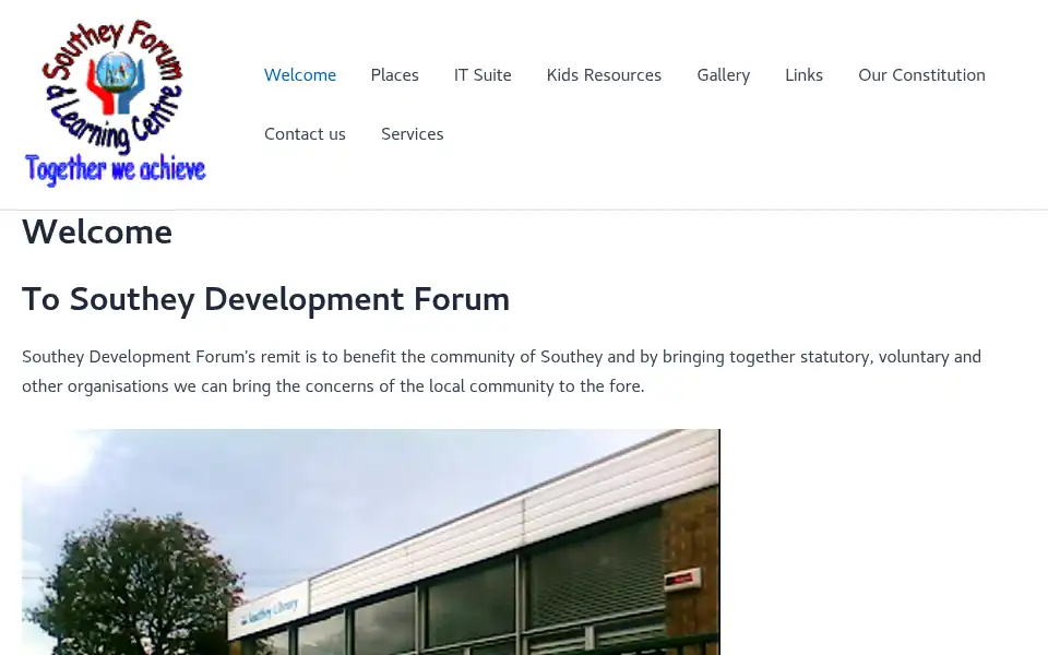 Screenshot of southeyforum.co.uk