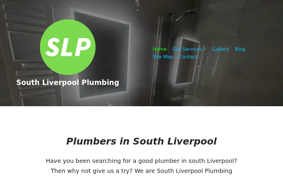 Screenshot of southliverpoolplumbing.co.uk