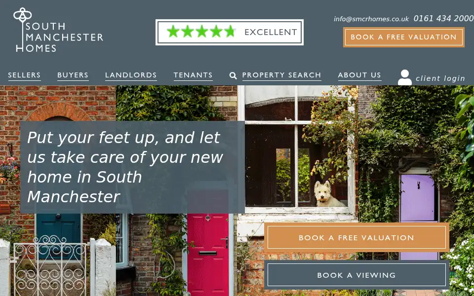 Screenshot of southmanchesterhomes.co.uk