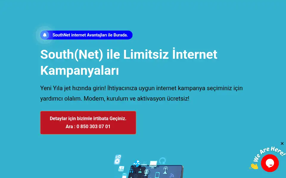 Screenshot of southnet.com.tr