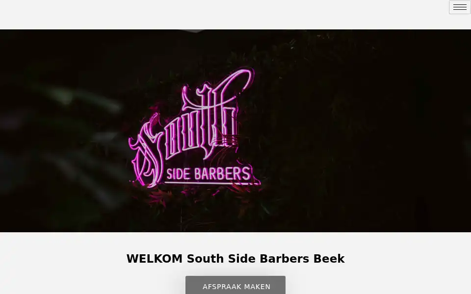 Screenshot of southsidebarbers.nl