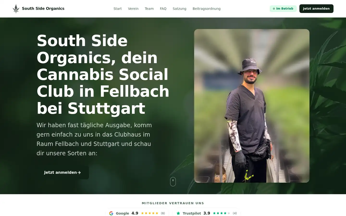 Screenshot of southsideorganics.com
