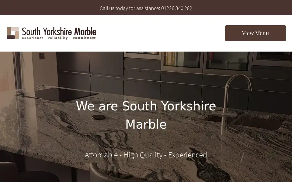 Screenshot of southyorkshiremarble.co.uk