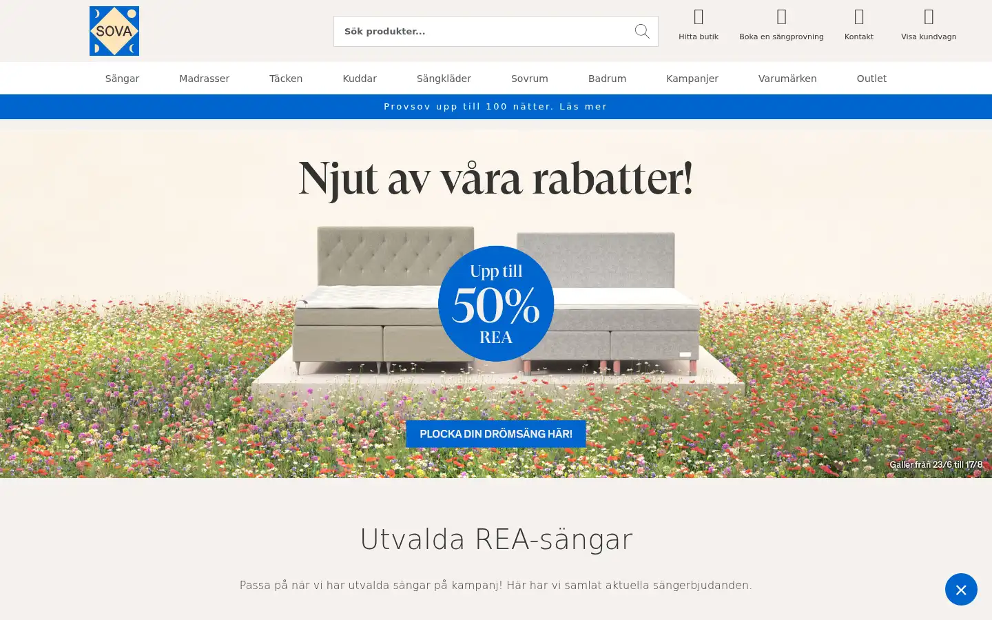 Screenshot of sova.se