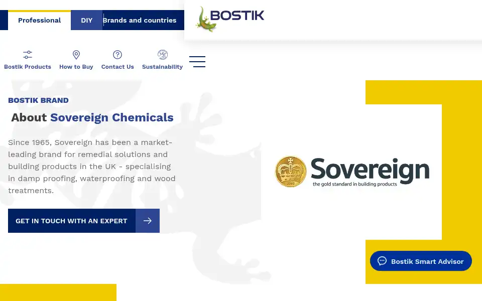 Screenshot of sovchem.co.uk