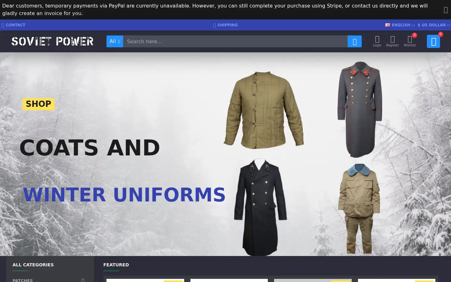 Screenshot of soviet-power.com