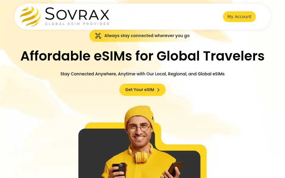 Screenshot of sovrax.com