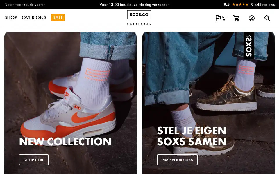 Screenshot of soxs.co