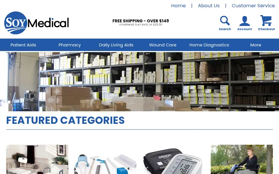 Screenshot of soymedical.com