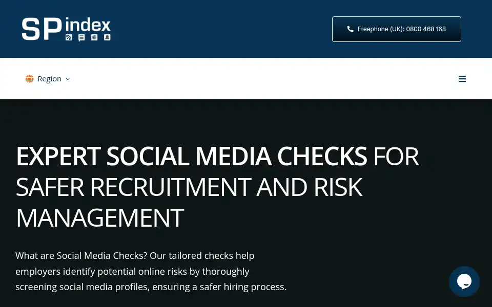 Screenshot of sp-index.com
