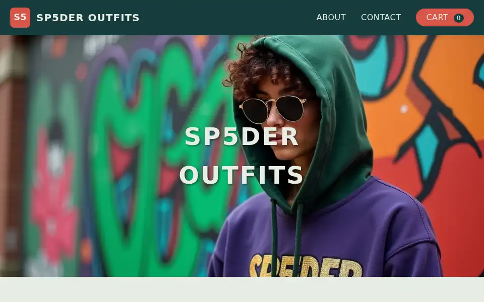 Screenshot of sp5deroutfits.net
