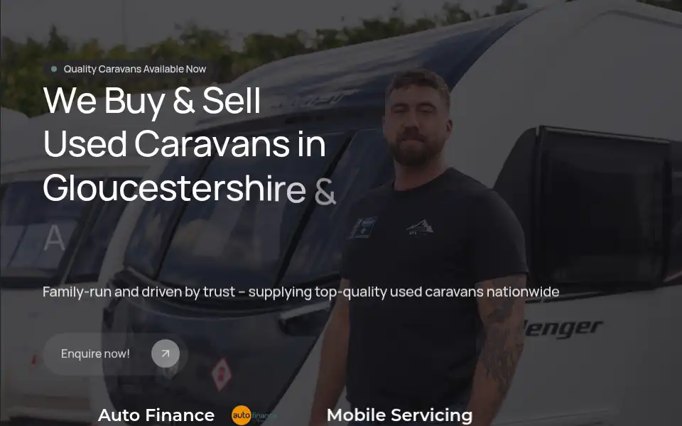 Screenshot of spacaravans.co.uk