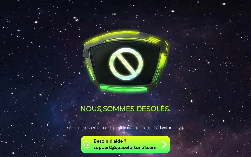 Screenshot of spacefortuna1.com