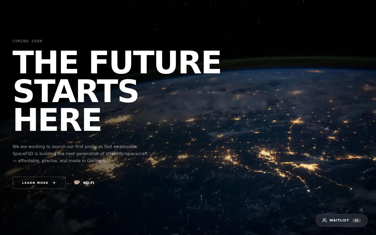 Screenshot of spacefsd.com