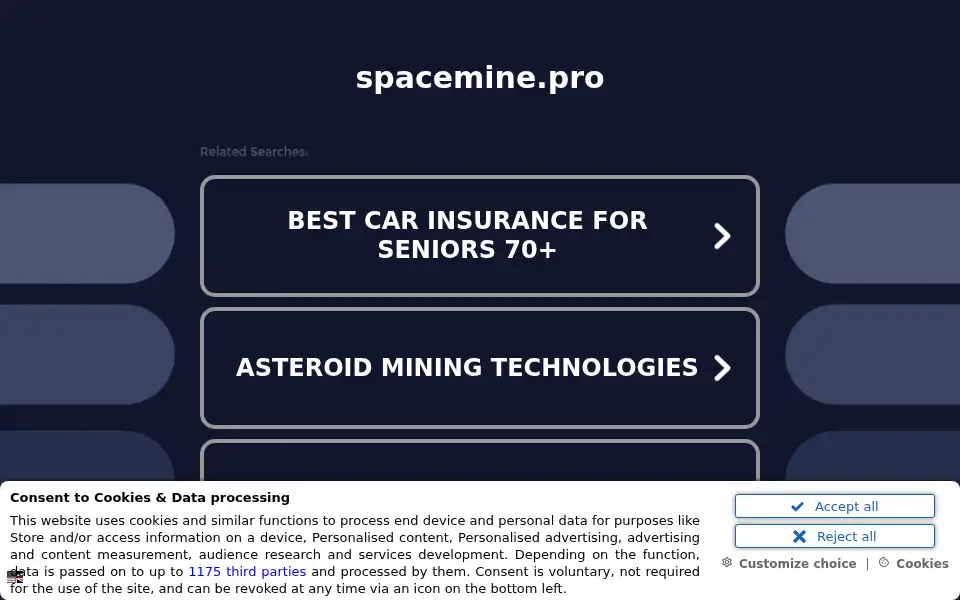Screenshot of spacemine.pro