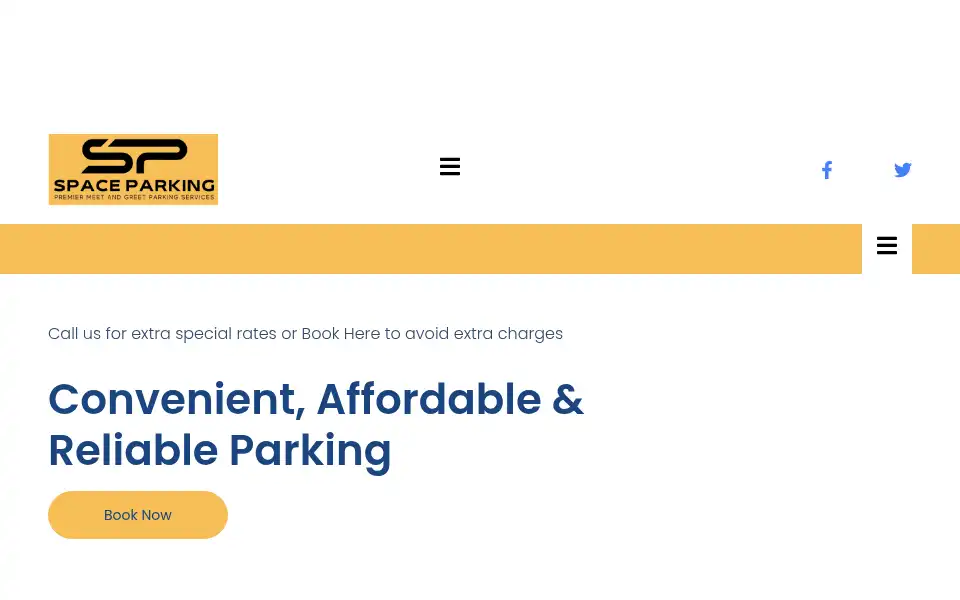 Screenshot of spaceparking.co.uk