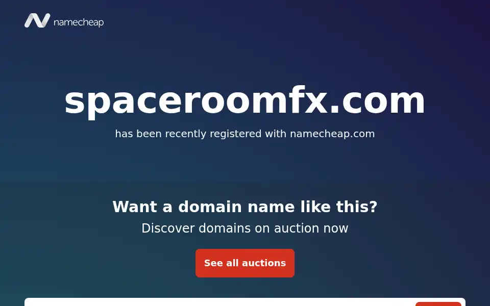 Screenshot of spaceroomfx.com
