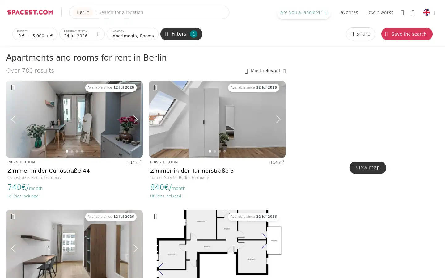 Screenshot of spacest.com