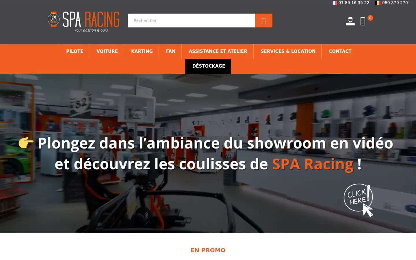Screenshot of sparacing.com