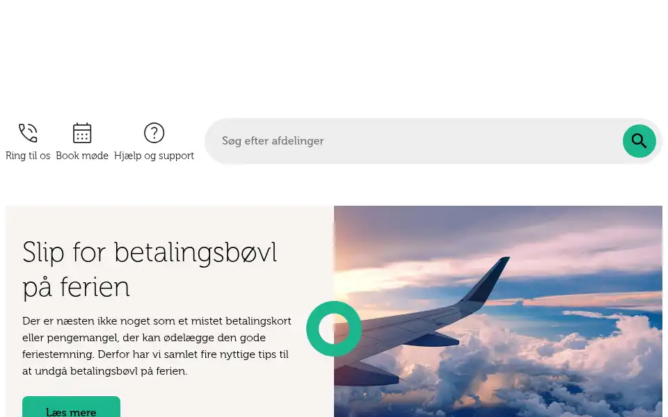 Screenshot of spard.dk