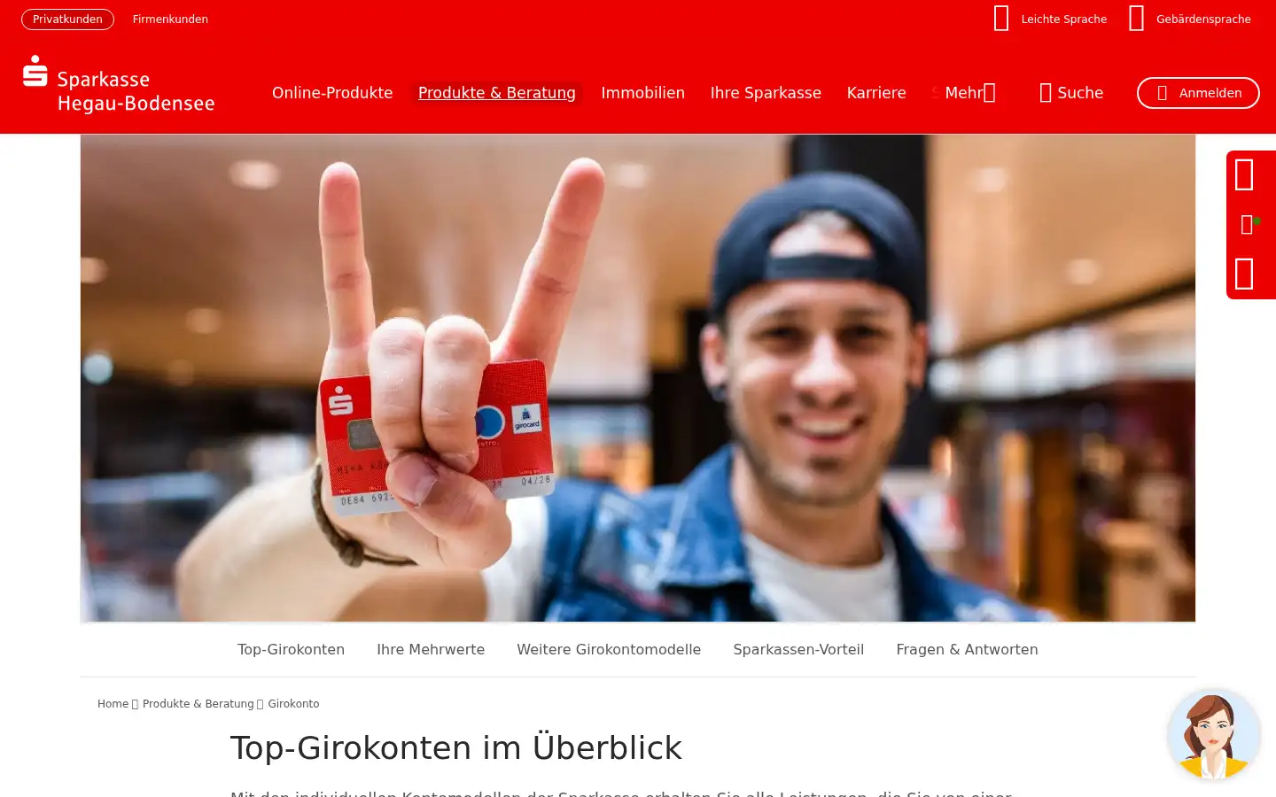Screenshot of sparkasse-hegau-bodensee.de