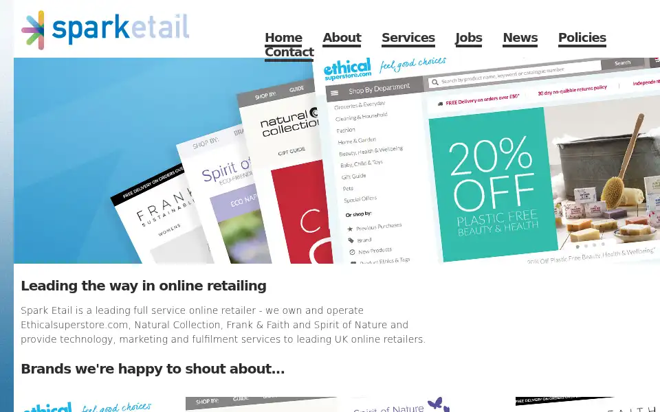 Screenshot of sparketail.com