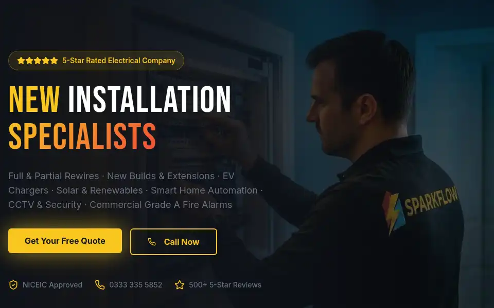 Screenshot of sparkflow.uk