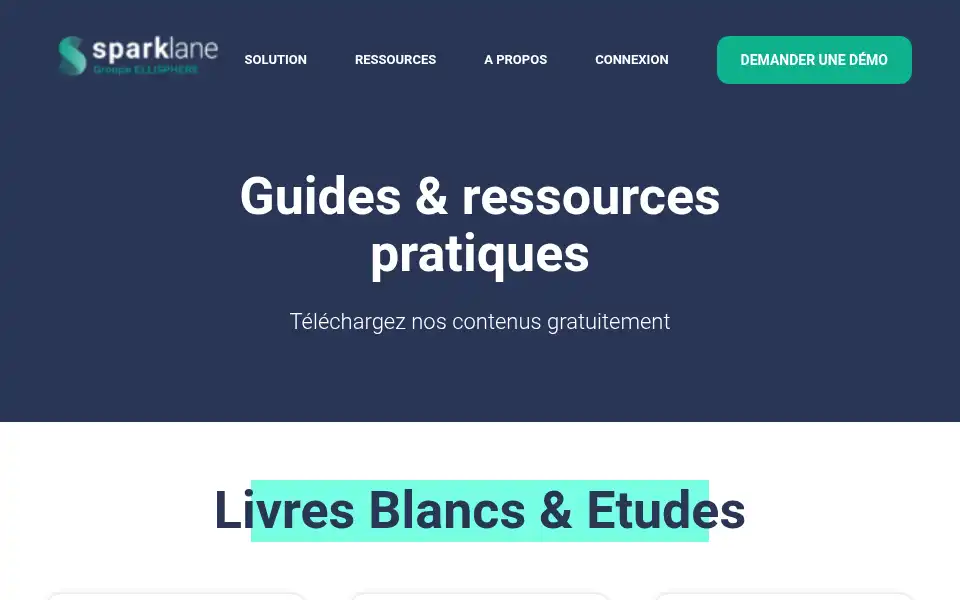 Screenshot of sparklane-group.com