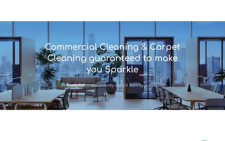 Screenshot of sparklecleanup.com