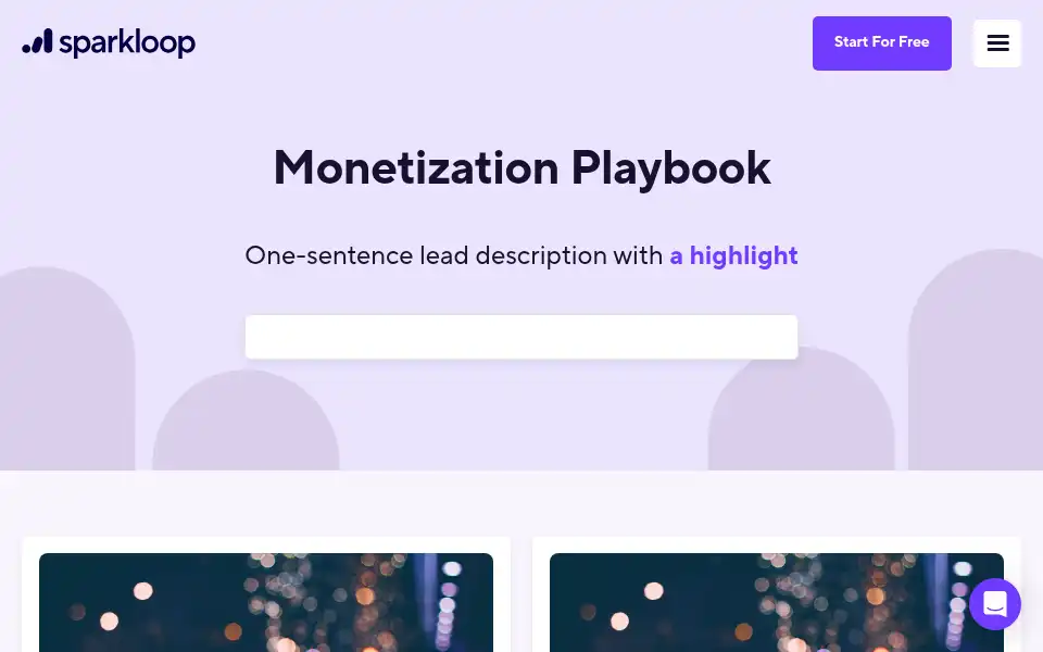 Screenshot of sparkloop.app
