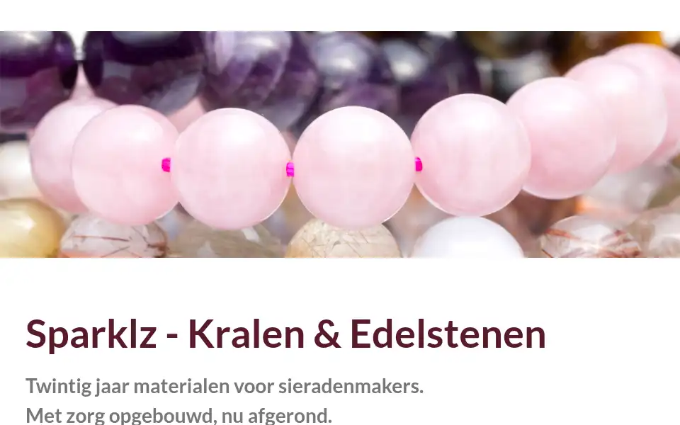 Screenshot of sparklz.nl