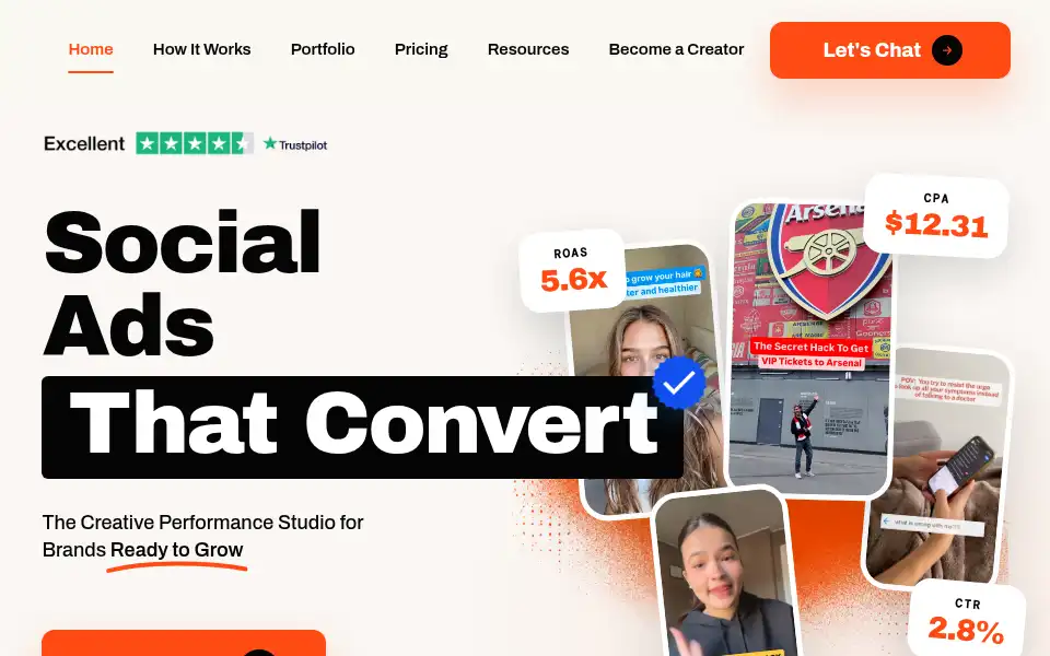 Screenshot of sparkugc.com