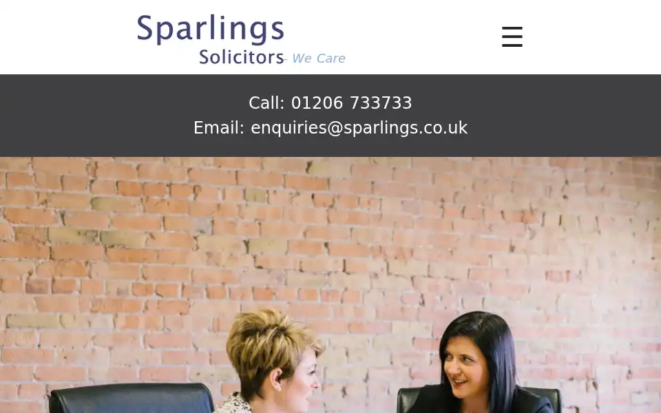 Screenshot of sparlings.co.uk