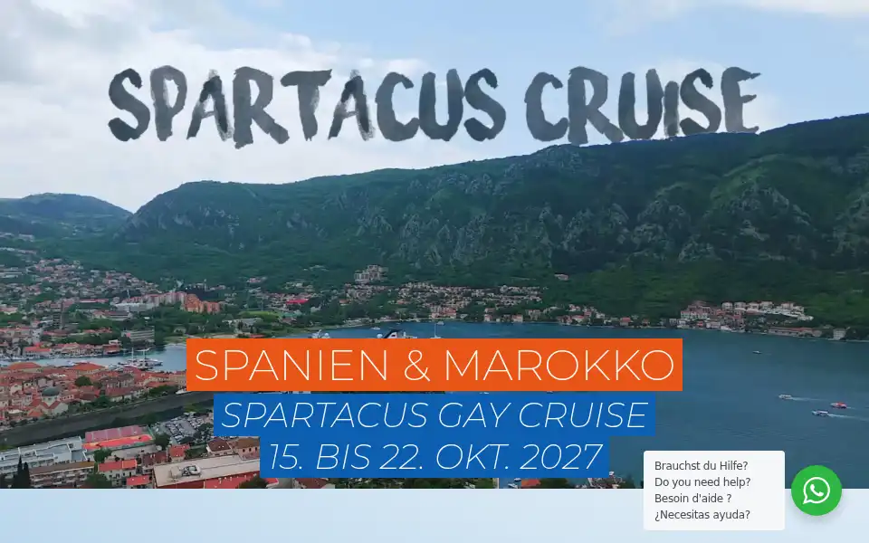 Screenshot of spartacus.cruises