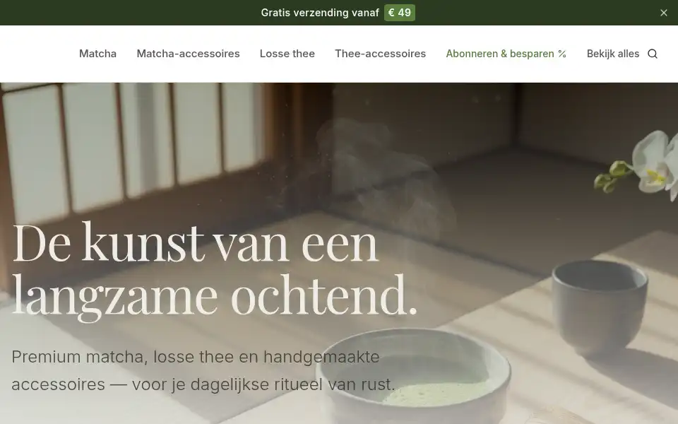 Screenshot of special-leaves.nl