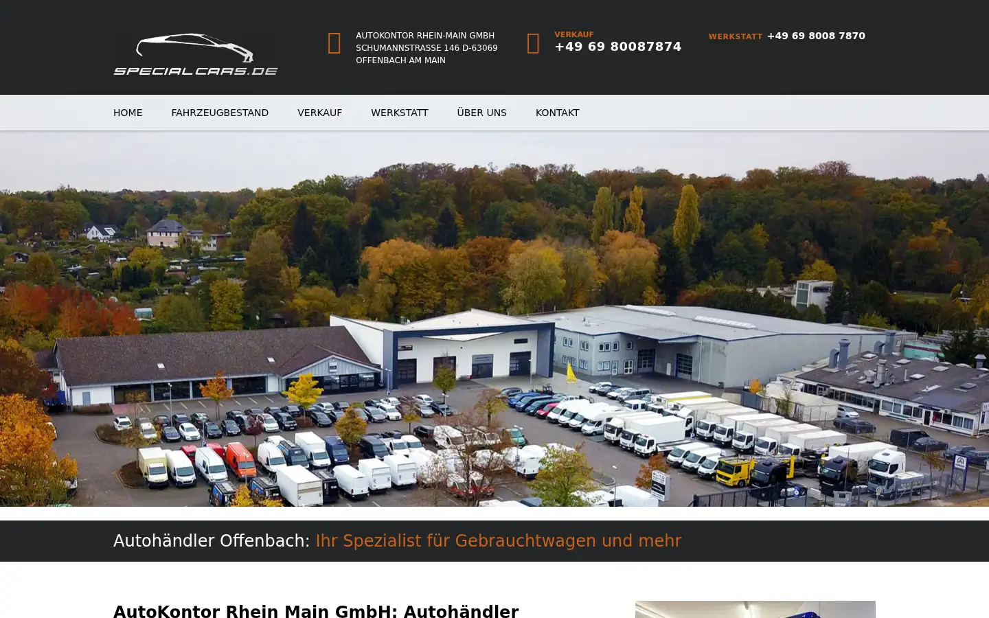 Screenshot of specialcars.de