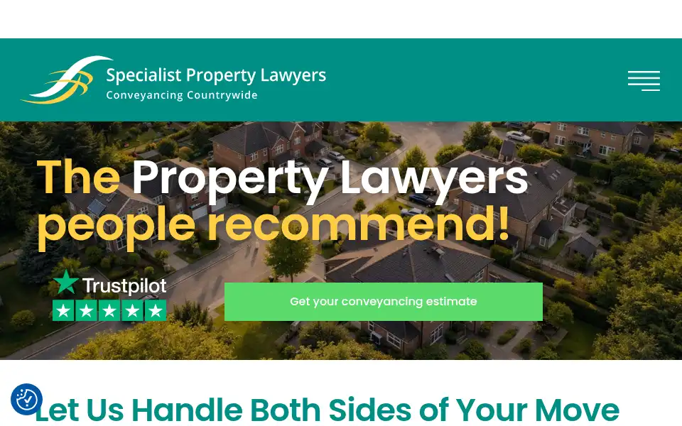 Screenshot of specialistpropertylawyers.co.uk