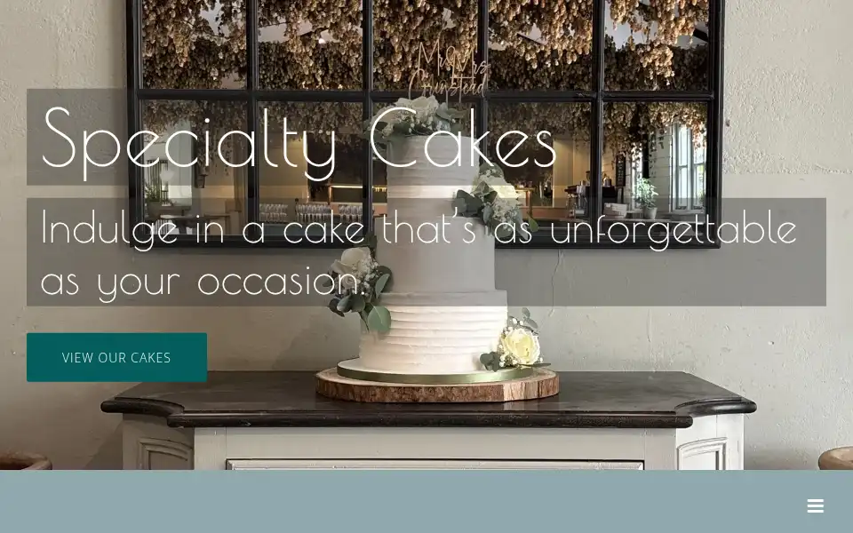 Screenshot of specialitycakesknaphill.co.uk