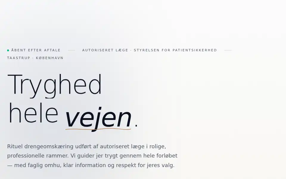 Screenshot of specialklinik.dk
