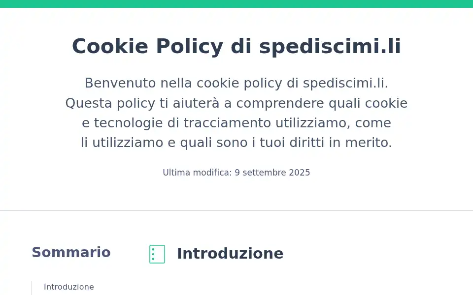 Screenshot of spediscimi.li