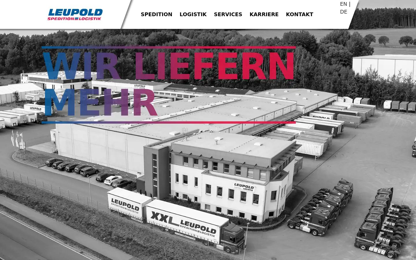 Screenshot of spedition-leupold.de