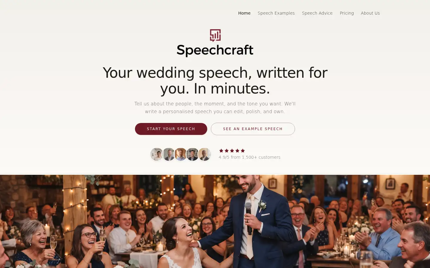 Screenshot of speechcraft.co